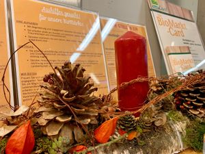 inside at Vorwerk Podemus BioBahnhof in Dresden