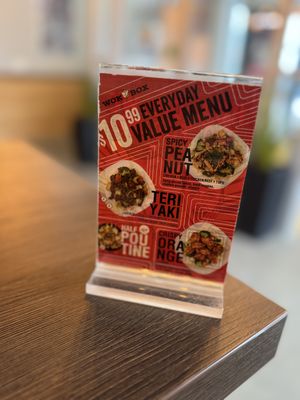 Daily Value Meals are an attractive deal  at Wok Box guelph in Guelph