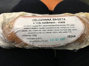 Baguette Vegan at BioPoint in Prague