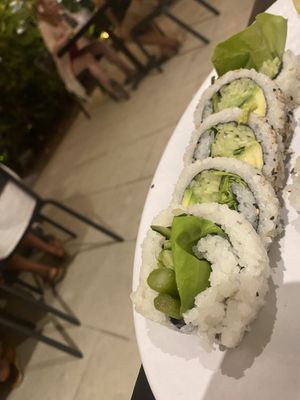 Veggie rolls  at Momosan Waikiki in Honolulu