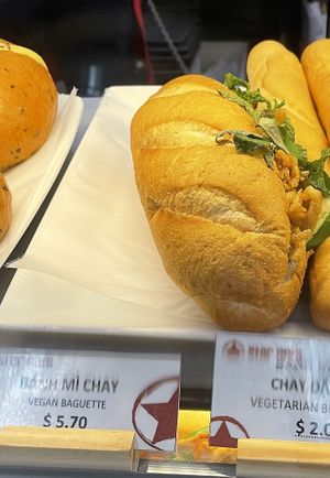 Vegan Banh Mi.  at SGN - Star Cafe in Ho Chi Minh City