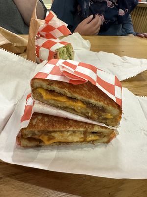 Vegan toasties   at Say Cheese  in Footscray