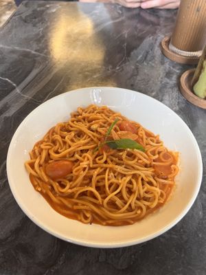 Pasta Pomodoro😄 at 晨 M Breakfast Cafe in Ipoh
