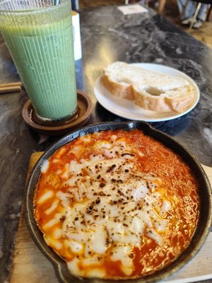 Egg pergotary at 晨 M Breakfast Cafe in Ipoh