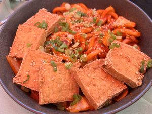 KimChee Udon. - not bad. Could have more flavor   at Bebap in Rochester