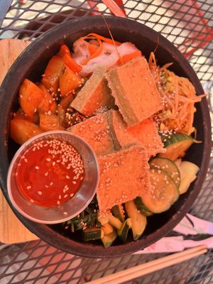 Bibimbap won’t order again. Tasteless    at Bebap in Rochester