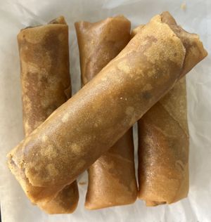 Vegan egg rolls  at ChuMinh Tofu and Vegan Deli in Seattle