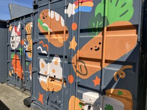 Happy food  at ChuMinh Tofu and Vegan Deli in Seattle