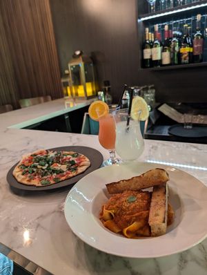 Elderflower & Cranberry Cocktails w mains at Bellona Kitchen and Bar  in Toronto