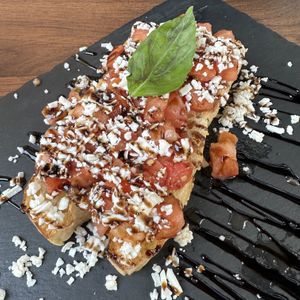 Vegan Bruschetta (Terrazza Menu portion)  at Bellona Kitchen and Bar  in Toronto