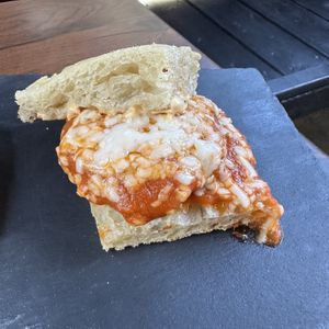 Vegan Meatball Sliders (2 in the Cantina Menu portion )  at Bellona Kitchen and Bar  in Toronto