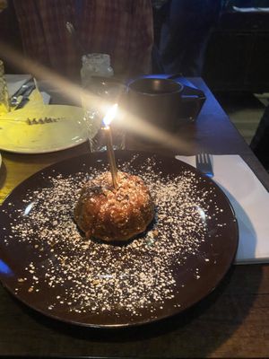 1 of a few vegan dessert choices.   at Bellona Kitchen and Bar  in Toronto