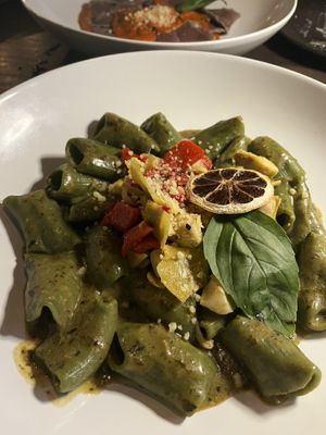 Pesto cream   at Bellona Kitchen and Bar  in Toronto