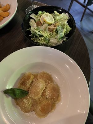 sweet potato ravioli was from heaven  at Bellona Kitchen and Bar  in Toronto