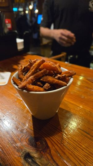 Sweet potato fries at The Porterhouse in Dublin
