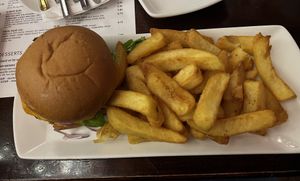 Vegan burger  at The Porterhouse in Dublin