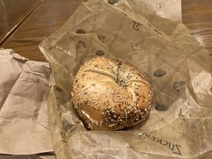 Bagel and shmear   at Zucker's Bagels & Smoked Fish in New York City