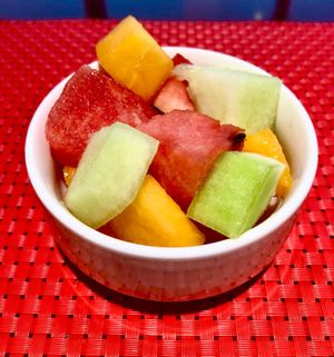 Fruit salad  at Red Diamond in Dubai