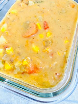 Caribbean corn chowder  at Plants in the Cloud - Cloud Kitchen in New Cumberland