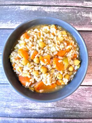 Chickpea rice soup at Plants in the Cloud - Cloud Kitchen in New Cumberland