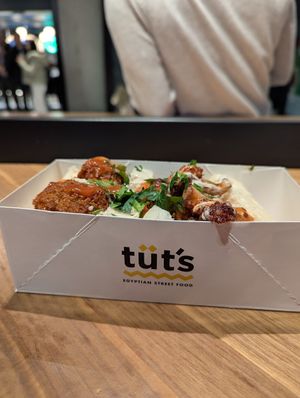 Order at Tut's Egyptian Street Food - Union Station in Toronto