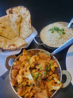 Aloo Gobi at Maharaja Royal Bites in Reno