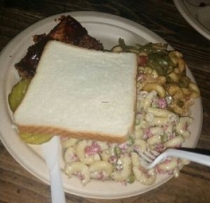 tempeth ribs plate at BBQ Revolution in Austin