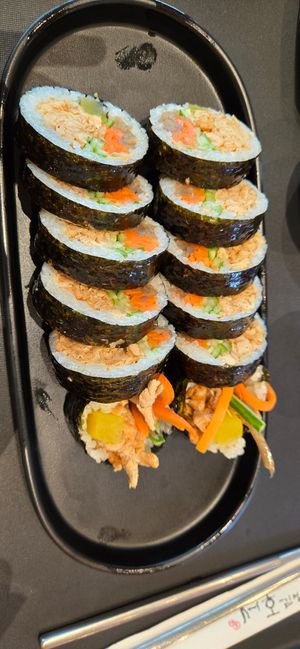 Tofu gimbap at Seoho Kimbap Starfield Mall - 서호김밥 in Suwon
