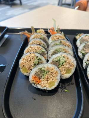 Yubu (Tofu) Gimbap!  at Seoho Kimbap Starfield Mall - 서호김밥 in Suwon