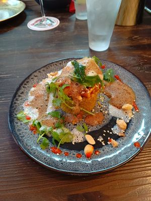 Veganer Couscous-Salat mit Papaya at WeinGUT - Wein & Tapas in Neustadt