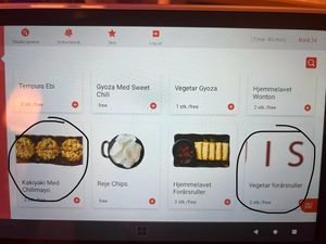   at Aji Sushi in Roskilde