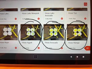   at Aji Sushi in Roskilde