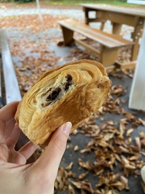 pain au chocolat  at Chez Fritz in Vienna