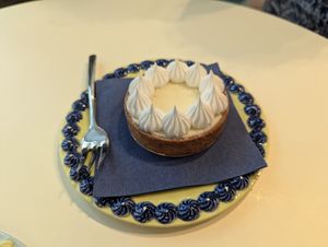 Lemon Tartlet at Chez Fritz in Vienna