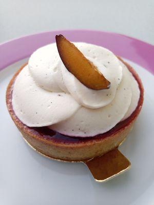 Seasonal special: plum filled at Chez Fritz in Vienna