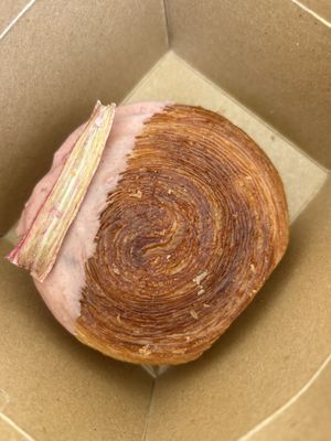 Rhubarb Tonka Roll 7,50€  at Chez Fritz in Vienna