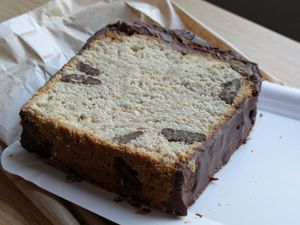 Banana bread at Chez Fritz in Vienna