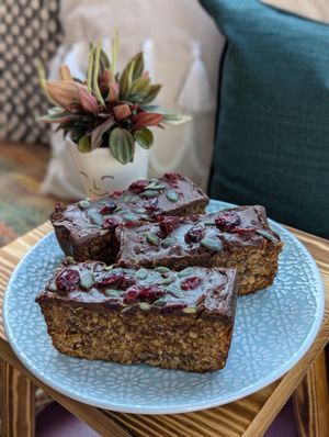 Peanut Butter and Chocolate Oat Bars  at The Hungry Plum in Herne Bay