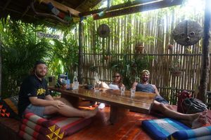 Chill out area  at Kunda Vegan Vegetarian - Koh Lanta in Koh Lanta