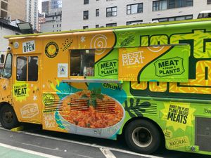 Food truck at DF Nigerian Food Truck in New York City
