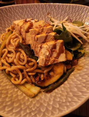 Udon mit Tofu at Hugo Sushi Bar & Asian Cuisine in Baden Baden