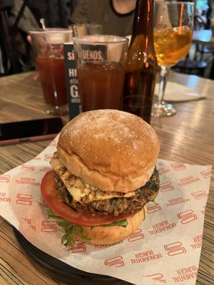 Hamburguesa LenQui  at Monumental Burger in Mexico City