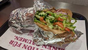 Sandwich at Zerö Kebab in Berlin