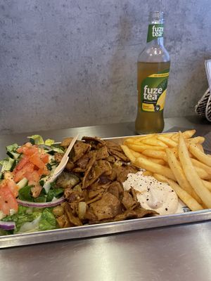 Kebab plate  at Zerö Kebab in Berlin