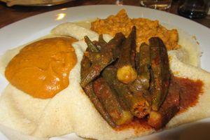 Mixed plate: red Shiro, Brsin and Bamiya at Almaz in Saarbrucken