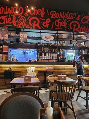 Interior at Barista&Chef in Baku