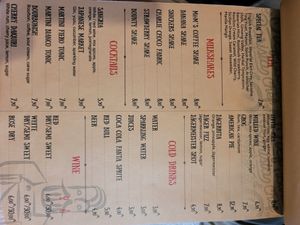 Menu at Barista&Chef in Baku