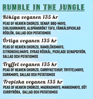 Vegan menyn at Sockerparken Streetfood Tunnbrödsrulle in Visby