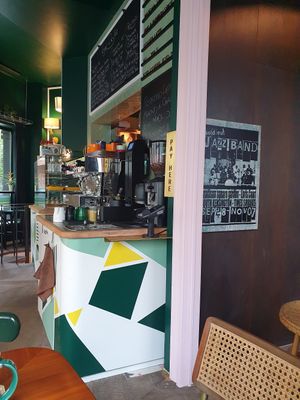 Interior at Vegan Chouke in Brussels