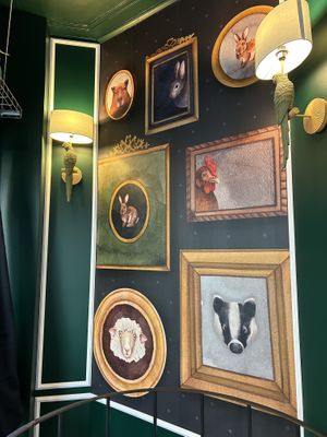 Interior 😮‍💨  at Vegan Chouke in Brussels